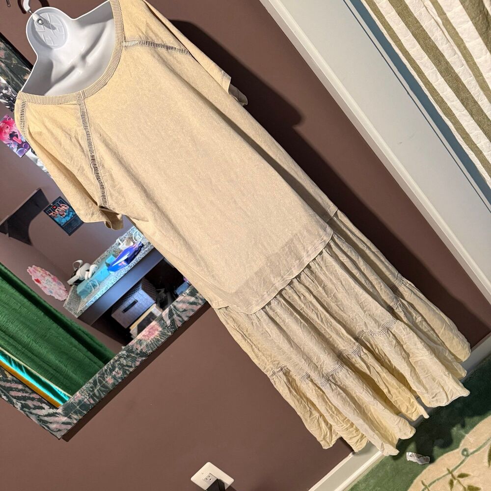 Free people boho maxi dress extra large sun faded xl - Picture 8 of 12